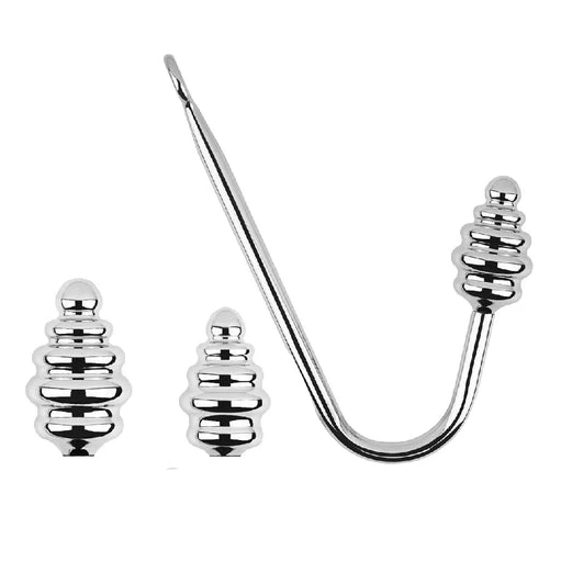 Screw-in Set Anal 8826 Hook GreatBenefit Ribbed 0809